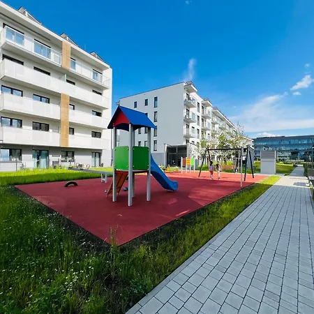 Charming Apartment In A Green Area- Free Parking Krakow Exterior photo